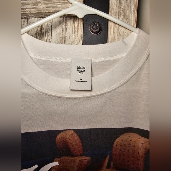 NWOT MCM Men's "Lux" Sleeveless Tee - Picture 6 of 7